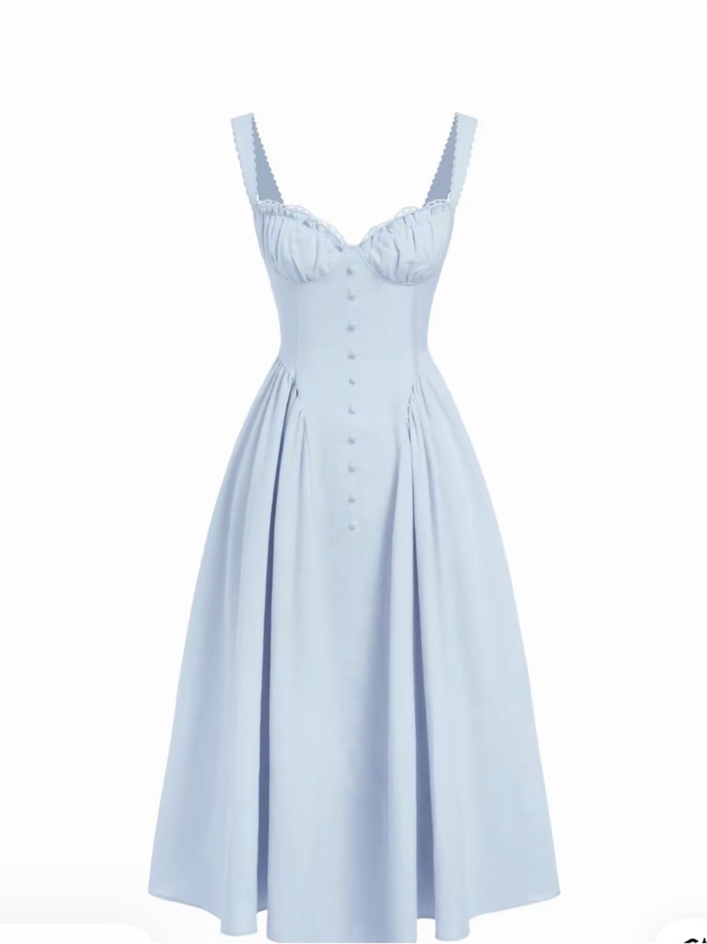 Cider Vintage Formal Sundress, a Cotton Blend Casual Fitted Dress